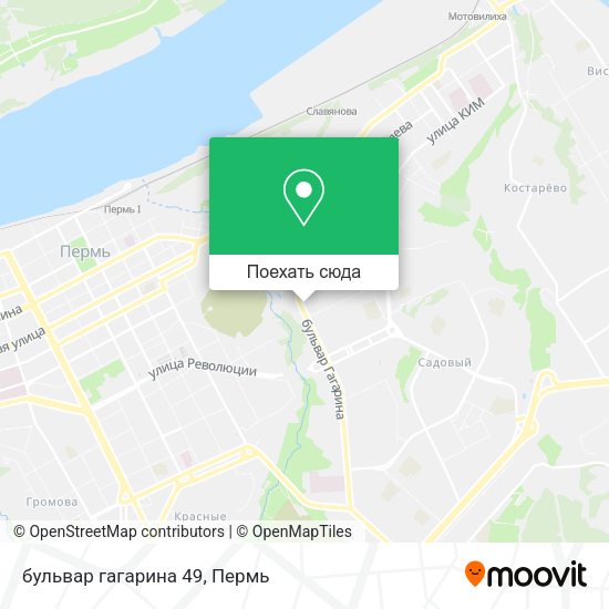 Карта бульвар гагарина 49