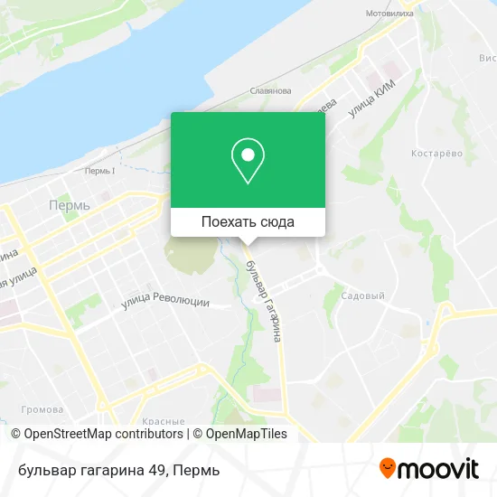 Карта бульвар гагарина 49