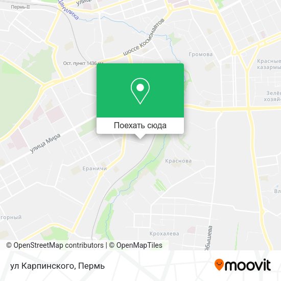 Карта ул Карпинского