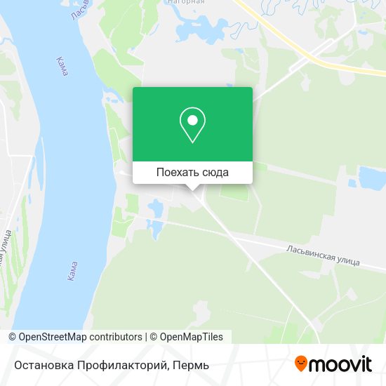 Карта Остановка Профилакторий