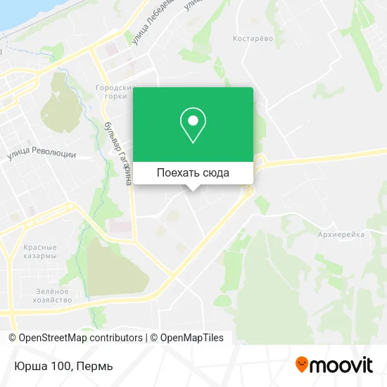 Карта Юрша 100