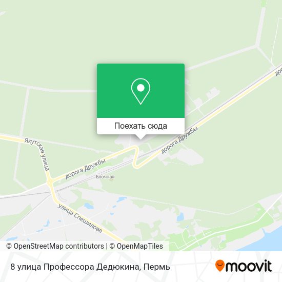 Карта 8 улица Профессора Дедюкина