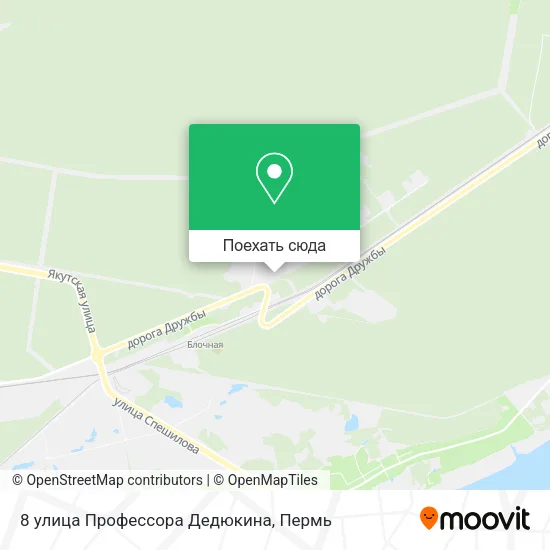 Карта 8 улица Профессора Дедюкина