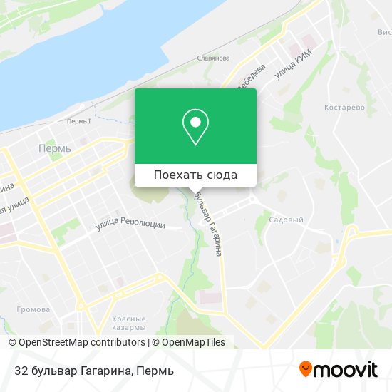 Карта 32 бульвар Гагарина