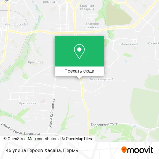 Карта 46 улица Героев Хасана