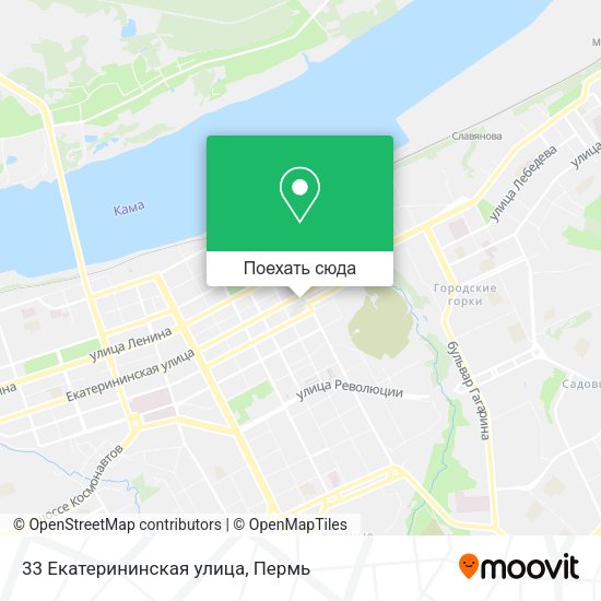 Карта 33 Екатерининская улица