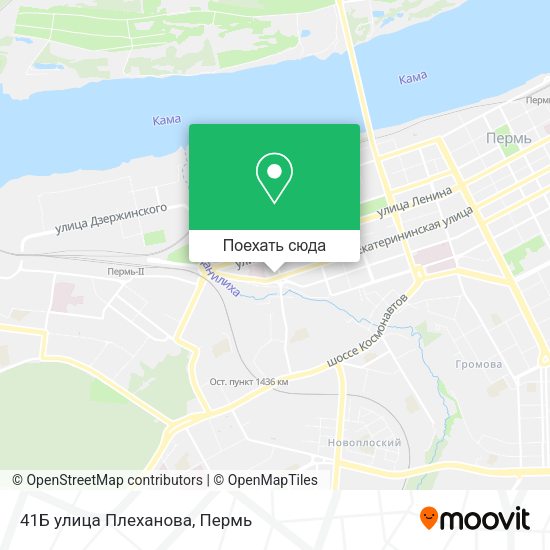 Карта 41Б улица Плеханова