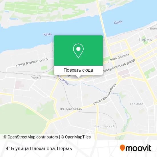 Карта 41Б улица Плеханова