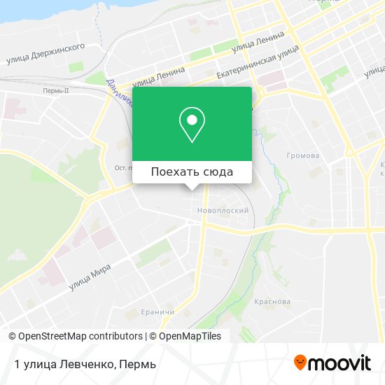 Карта 1 улица Левченко