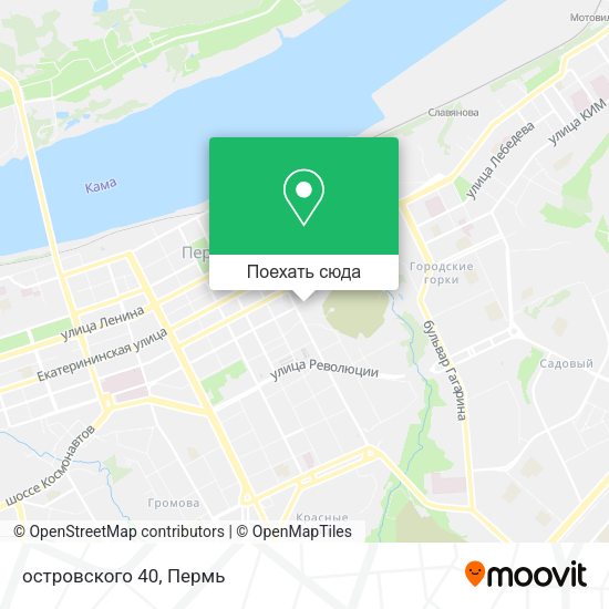 Карта островского 40