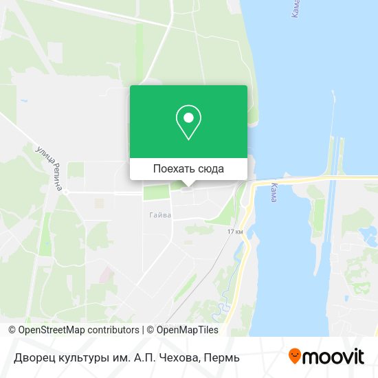 Карта Дворец культуры им. А.П. Чехова