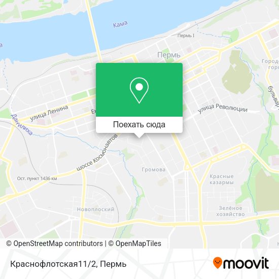 Карта Краснофлотская11/2