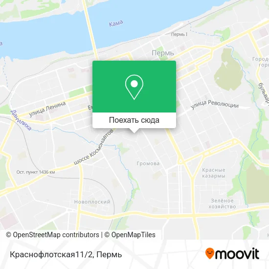 Карта Краснофлотская11/2