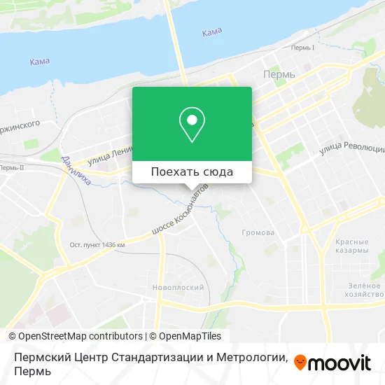 Карта Пермский Центр Стандартизации и Метрологии