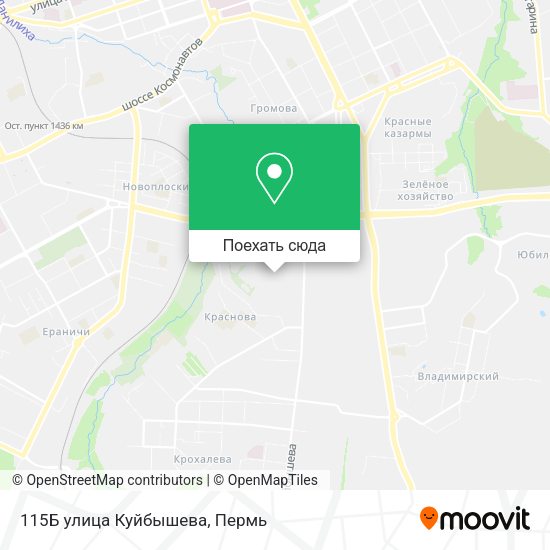 Карта 115Б улица Куйбышева