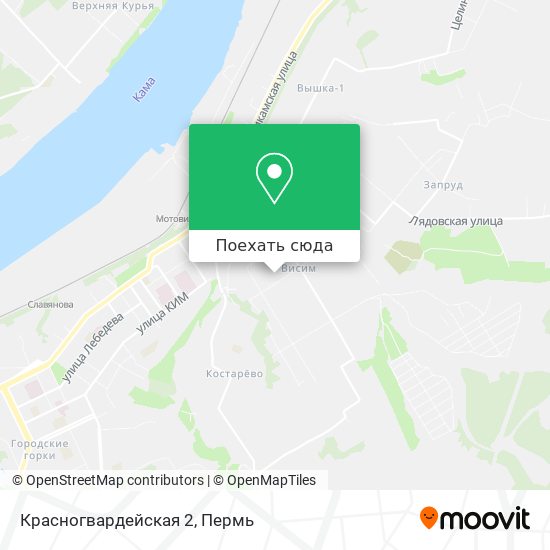 Карта Красногвардейская 2