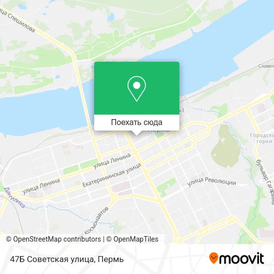 Карта 47Б Советская улица
