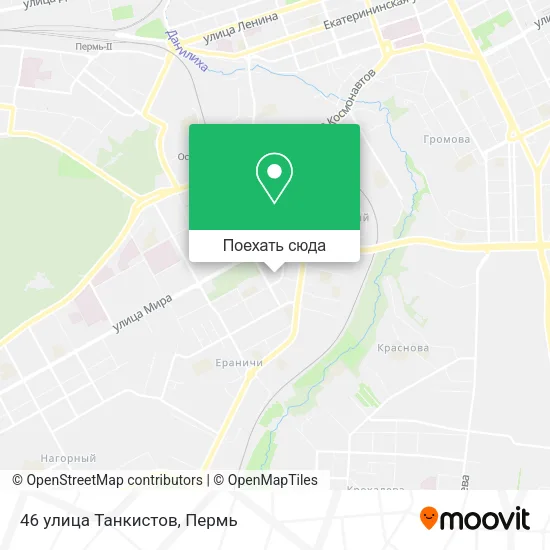 Карта 46 улица Танкистов