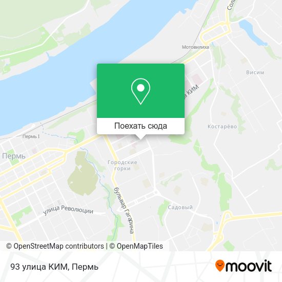 Карта 93 улица КИМ