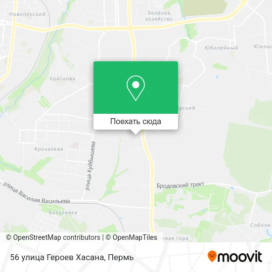 Карта 56 улица Героев Хасана