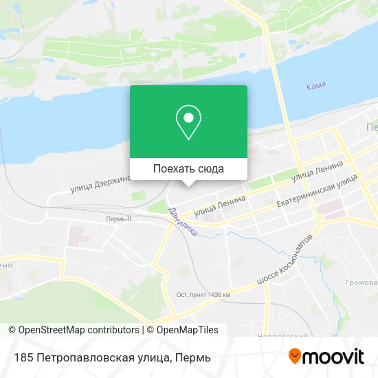 Карта 185 Петропавловская улица