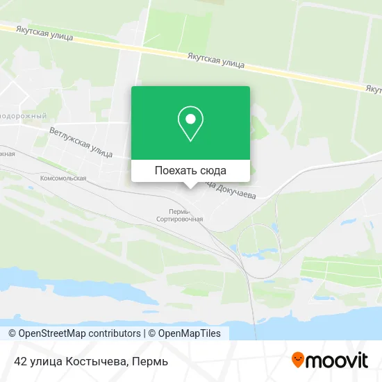 Карта 42 улица Костычева