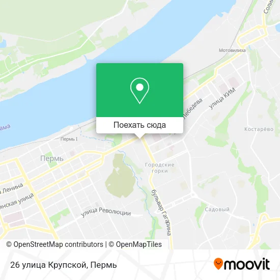 Карта 26 улица Крупской