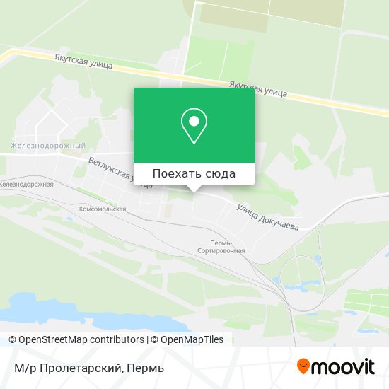 Карта М/р Пролетарский