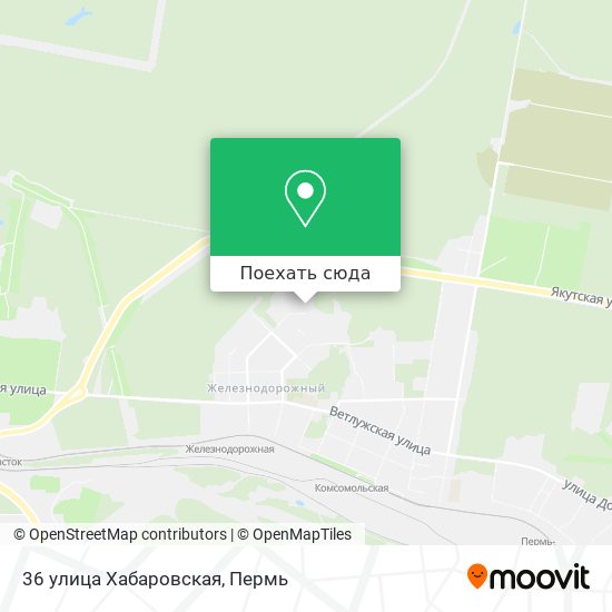 Карта 36 улица Хабаровская
