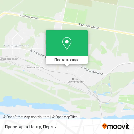 Карта Пролетарка-Центр