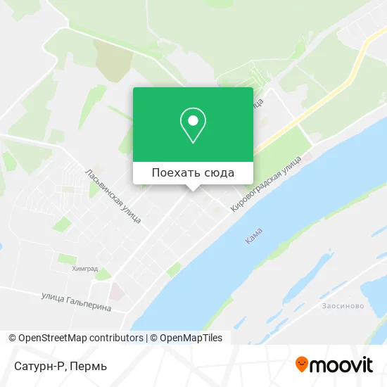 Карта Сатурн-Р