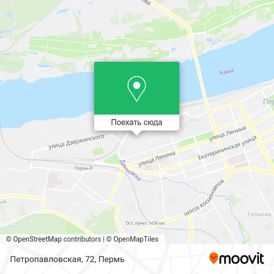 Карта Петропавловская, 72