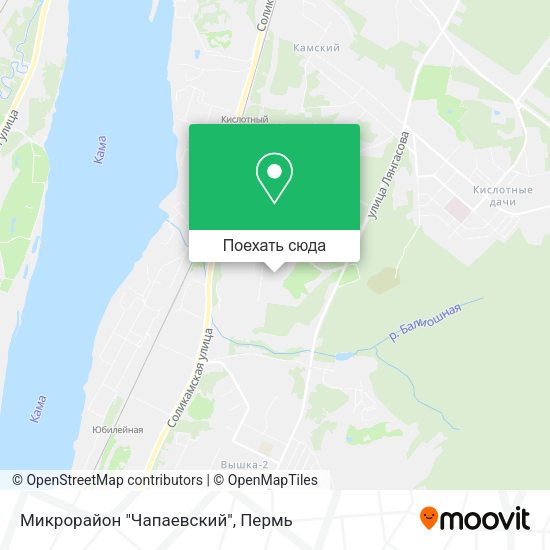 Карта Микрорайон "Чапаевский"