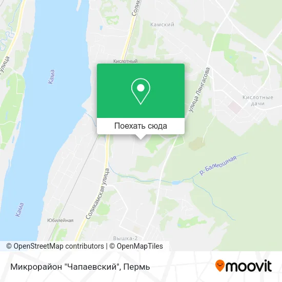 Карта Микрорайон "Чапаевский"