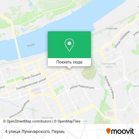 Карта 4 улица Луначарского