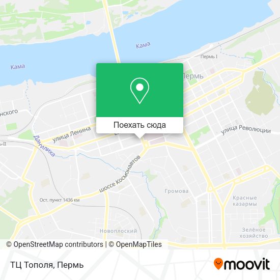 Карта ТЦ Тополя