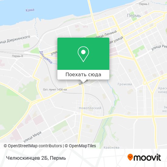 Карта Челюскинцев 2Б