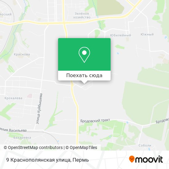 Карта 9 Краснополянская улица