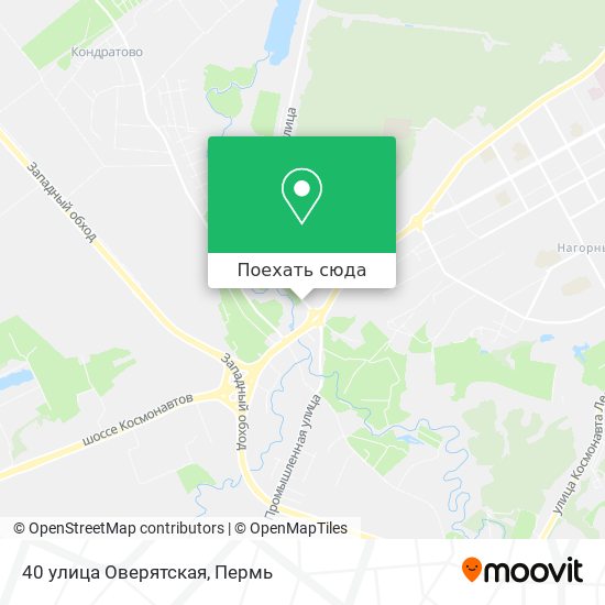 Карта 40 улица Оверятская
