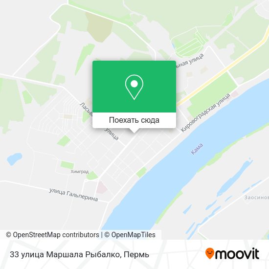 Карта 33 улица Маршала Рыбалко