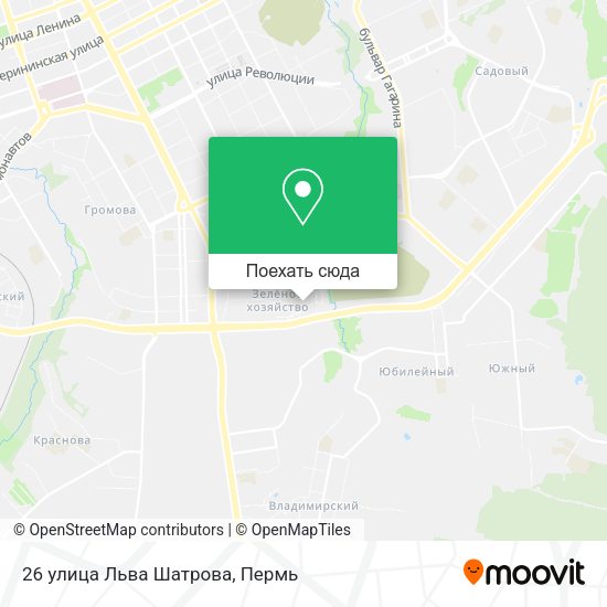 Карта 26 улица Льва Шатрова