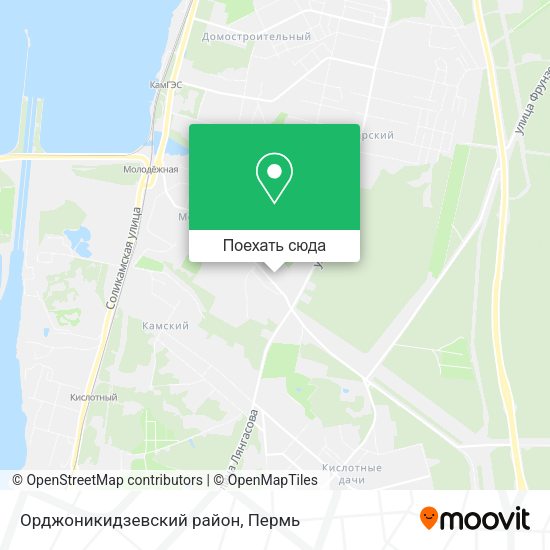 Карта Орджоникидзевский район