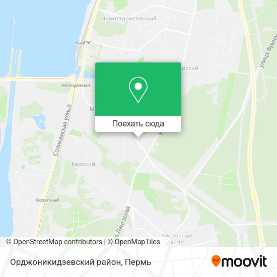 Карта Орджоникидзевский район