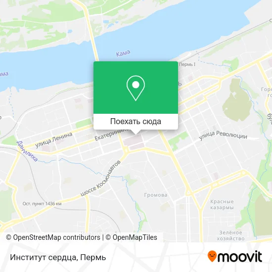 Карта Институт сердца