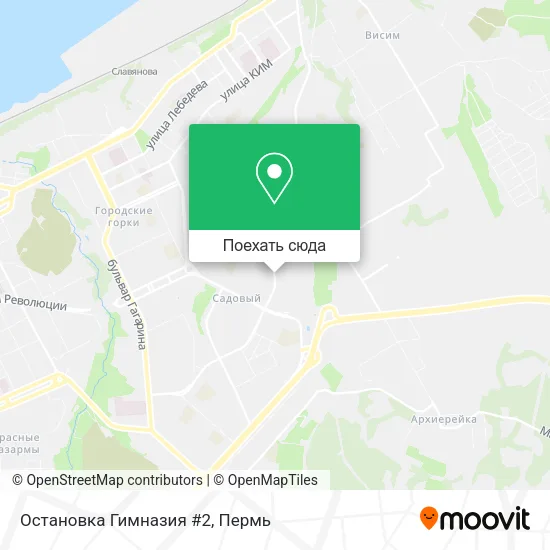 Карта Остановка Гимназия #2