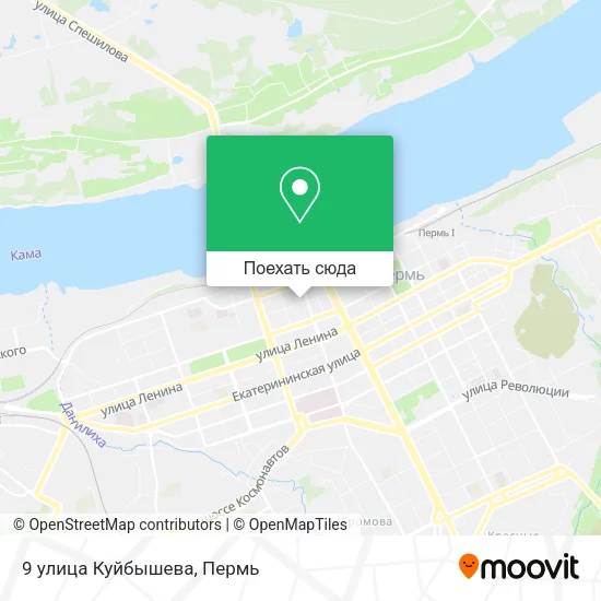 Карта 9 улица Куйбышева