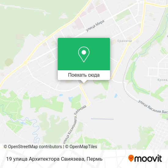 Карта 19 улица Архитектора Свиязева
