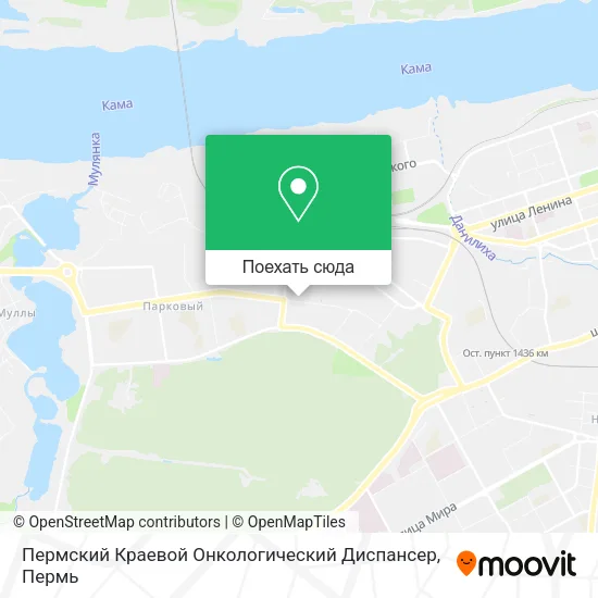 Карта Пермский Краевой Онкологический Диспансер