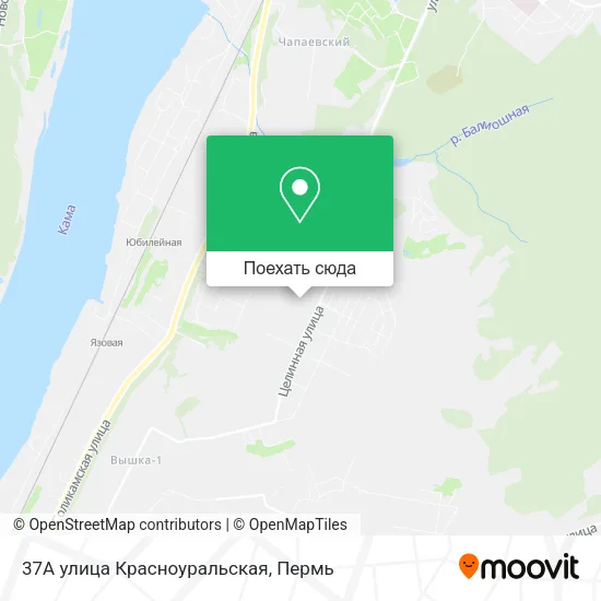 Карта 37А улица Красноуральская