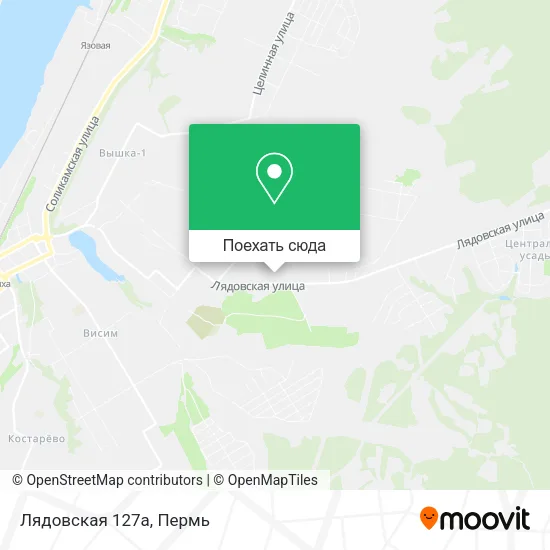 Карта Лядовская 127а